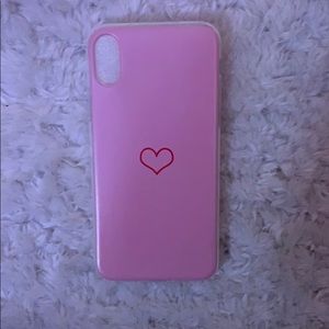 iPhone X/XS case heart kpop korean